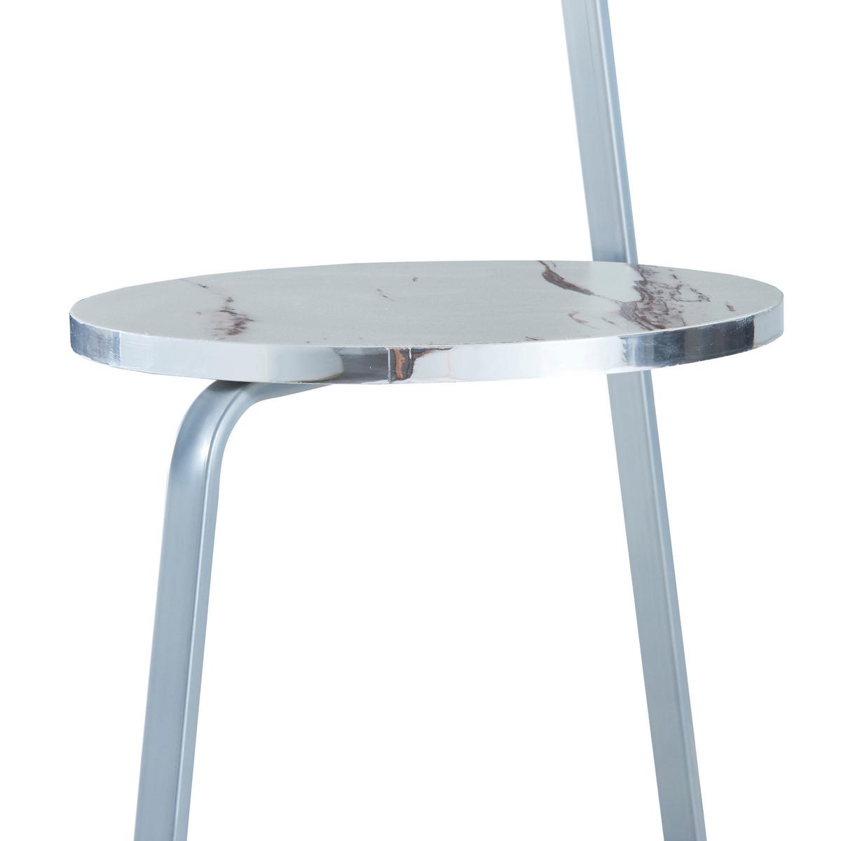 BEISTELLTISCH Sipoo - Weiß, Holzwerkstoff (37/46/74cm) - [en.casa]