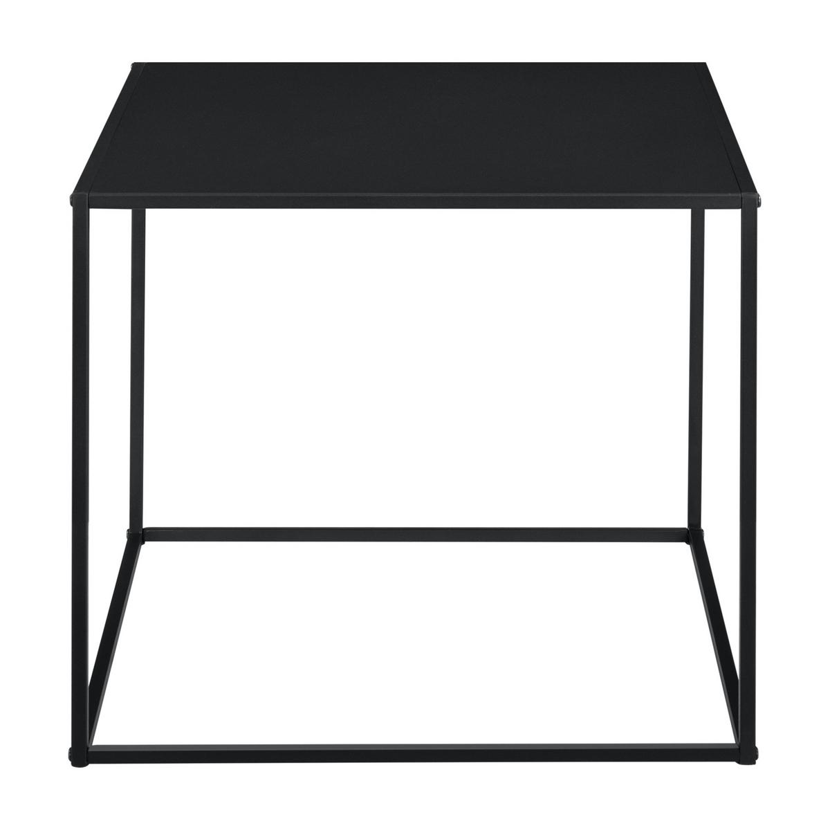 KONSOLENTISCH Russafa - Schwarz, Metall (55/55/50cm) - [en.casa]