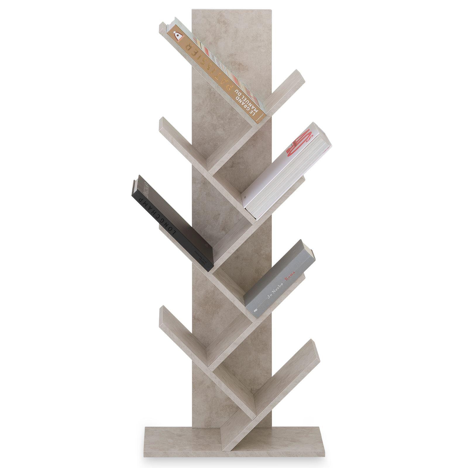 BÜCHERREGAL JULES Betonoptik - Grau, Holzwerkstoff (48/116/23cm) - IDIMEX