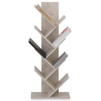BÜCHERREGAL JULES Betonoptik - Grau, Holzwerkstoff (48/116/23cm) - IDIMEX