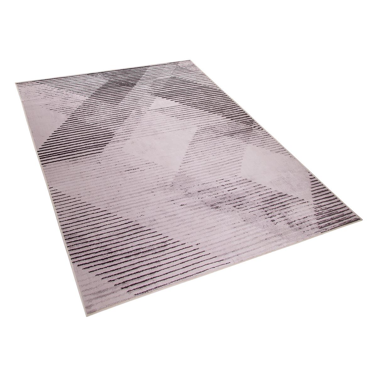 KURZFLOR-TEPPICH Kale 200/140 cm - Pink, Kunststoff (140/200cm) - Beliani