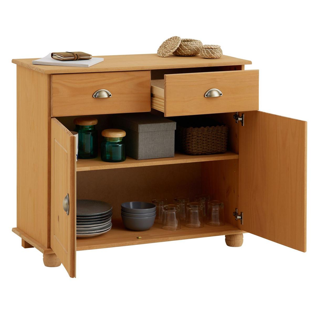KOMMODE COLMAR - Kieferfarben, Holz (91/79/39cm) - IDIMEX