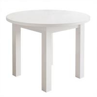 ESSTISCH OLEA rund Weiß - Weiß, Holzwerkstoff (100/100/77cm) - Lookway