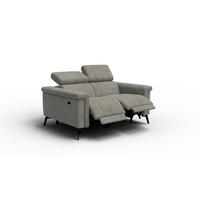 RELAXSOFA NORDEL 2-Sitzer, taupe - Taupe/Schwarz, Holz/Textil (150/80/105cm) - Wozimo