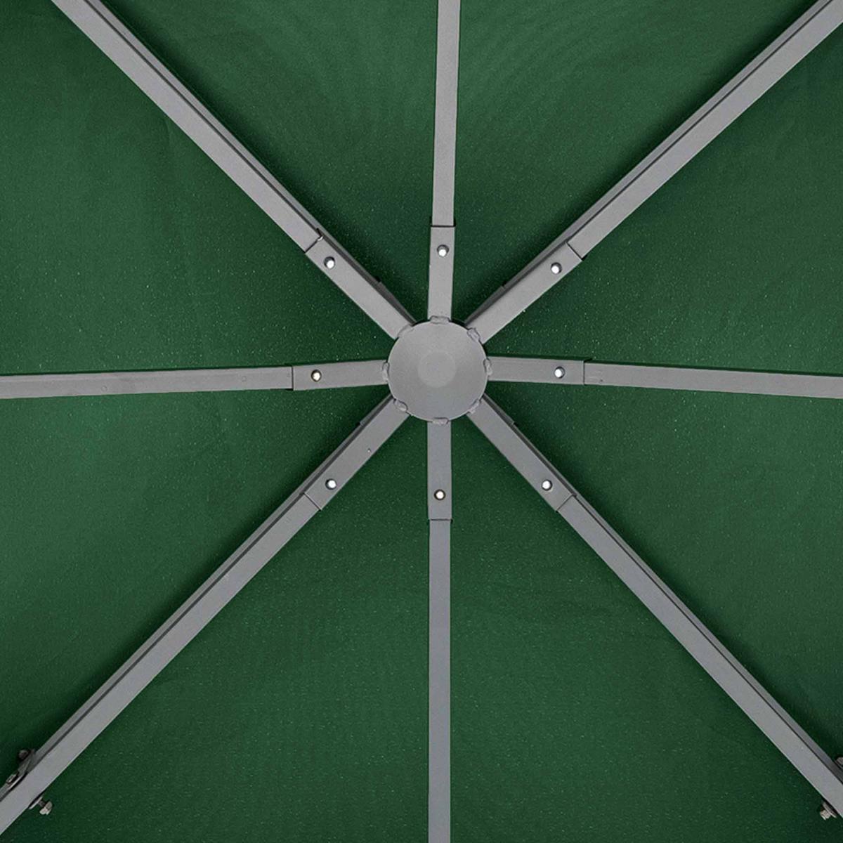 ERSATZDACH, Polyester, Dunkelgrün - Grün, Kunststoff (300/18/300cm) - Outsunny