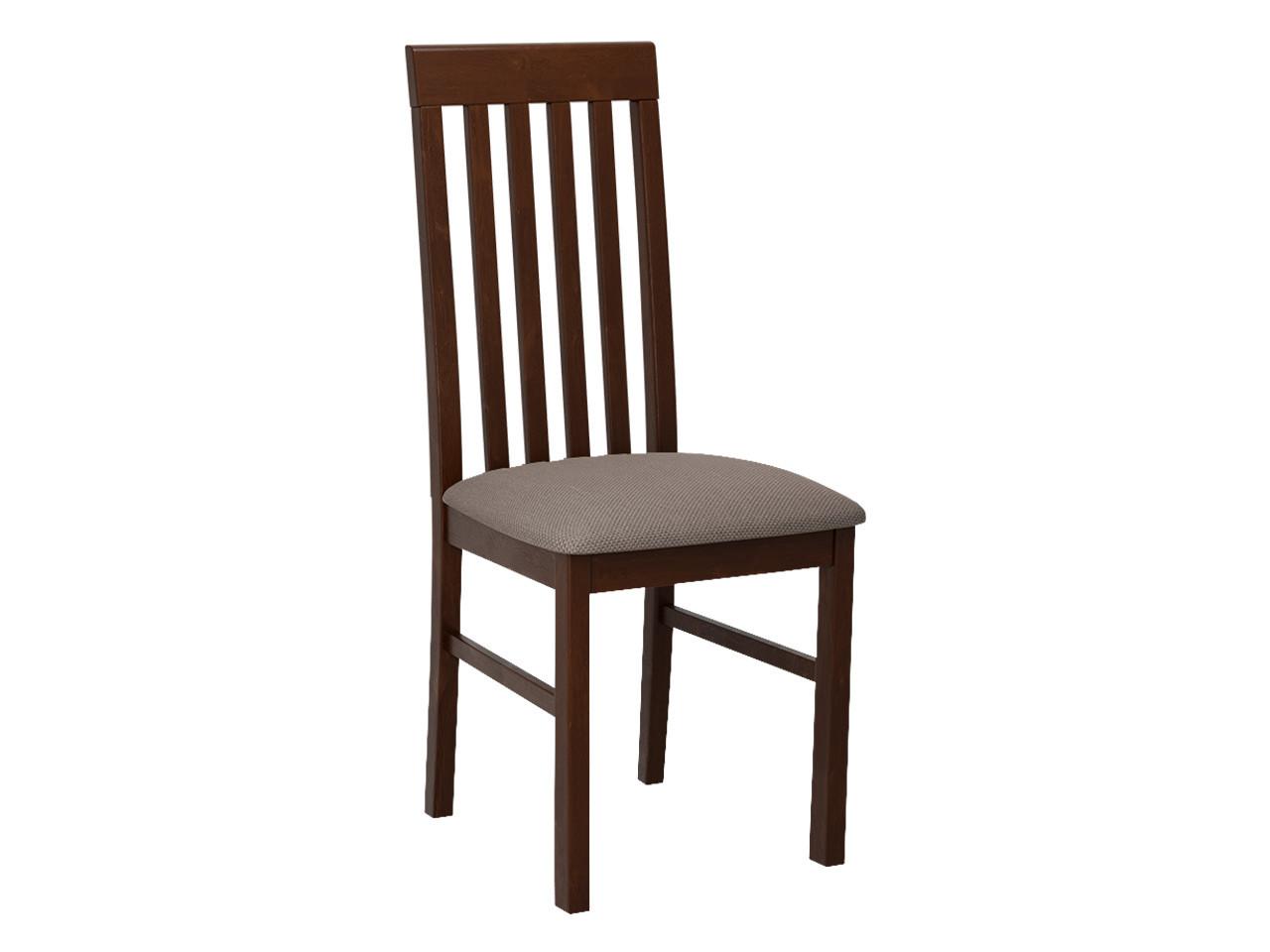 STUHL Nilo I, Holzfarbe: Walnuss - Walnussfarben/Bronzefarben, Holz (43/96/48cm) - MIRJAN24