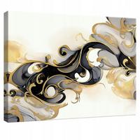 LEINWANDBILD Abstrakt Modern Wohnzimmer 60x40 - Multicolor, Holzwerkstoff (60/40cm) - Wallarena
