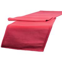 TISCHLÄUFER Samt&Sonders karmin-rot 140/40 cm - Rot, Textil (40/140cm) - beties Heimtextil
