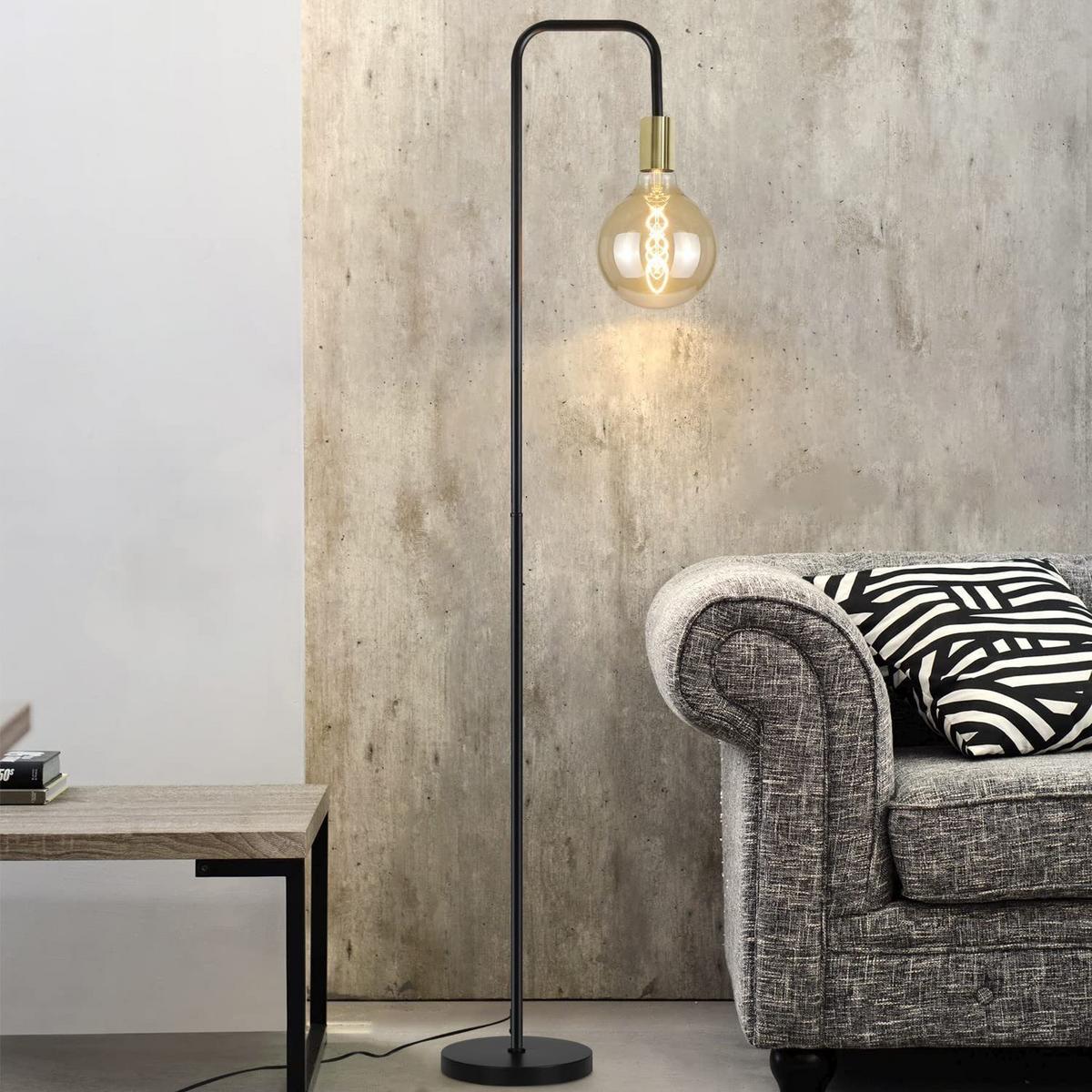 STEHLAMPE Vyxqa 28.5/22.0/157.0 cm - Schwarz, Metall (28.5/22/157cm) - ZMH