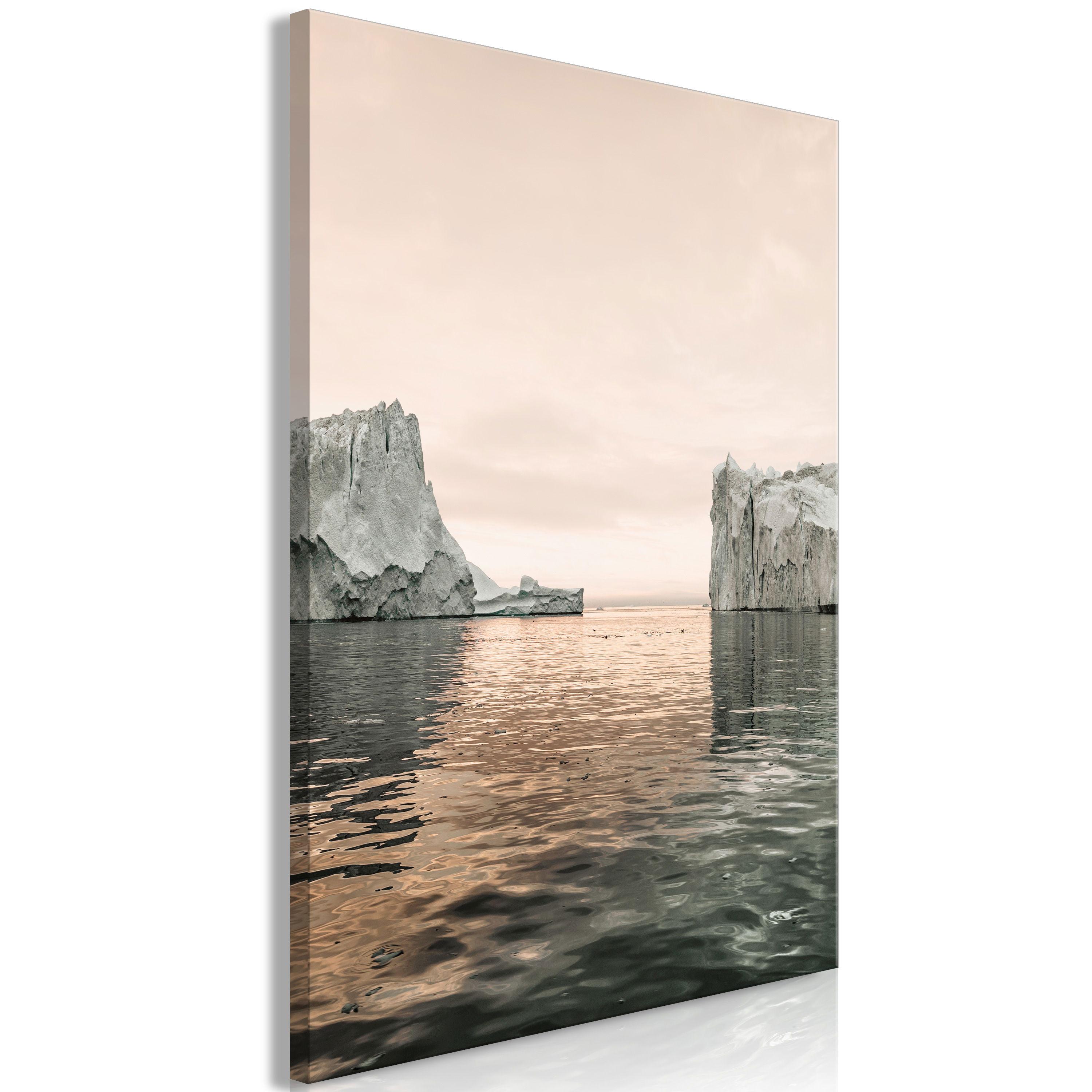 KUNSTDRUCK Grau 40/60 cm - Pink/Grau, Textil (40/60cm) - KUNSTLOFT