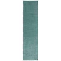 HOCHFLOR VELOURS LÄUFER TEPPICH LUNA - Mintgrün, Textil (80/320cm) - Snapstyle