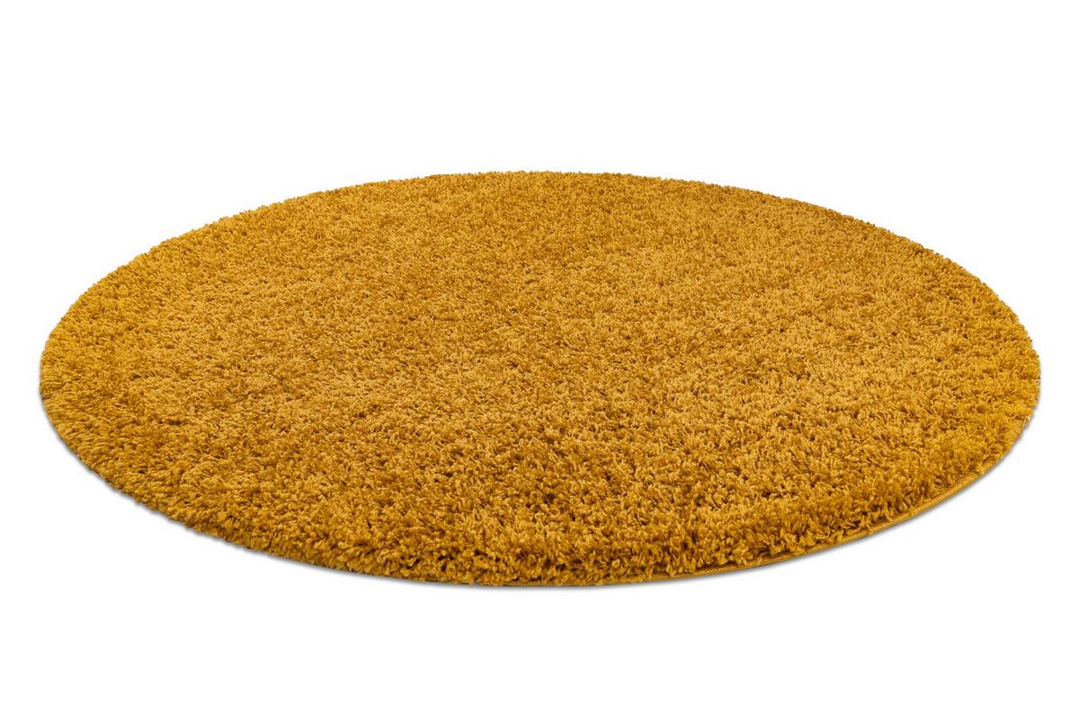 TEPPICH Soffi 80 cm - Goldfarben, Textil (80/80cm) - rugsX