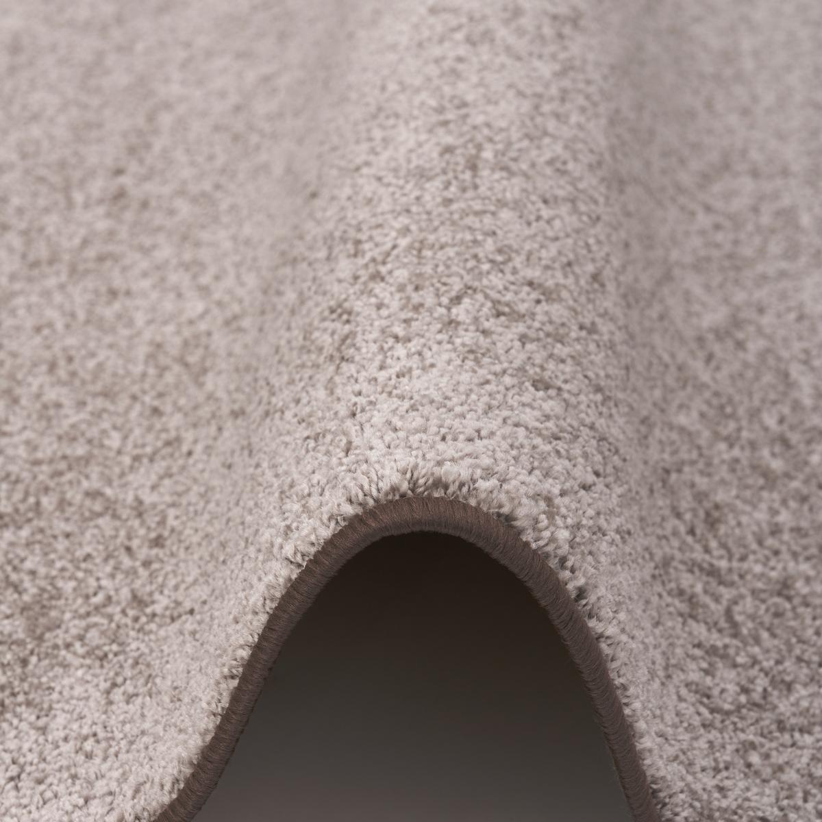 HOCHFLOR LANGFLOR TEPPICH COTTAGE - Taupe, Textil (100/100cm) - Snapstyle