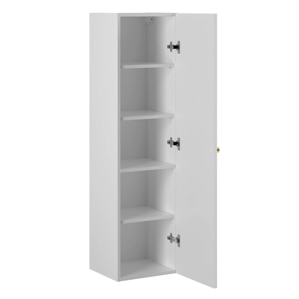 HÄNGESÄULE Izae Weiß - Weiß, Holzwerkstoff (34.5/130/31.8cm) - Petits-meubles