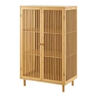 KOMMODE Grong - Naturfarben, Holz (66/110/40cm) - [en.casa]