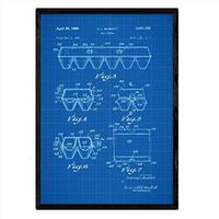 POSTER Patent Box Mit Eiern 2 A3 Rahmenlos - Klar, Papier (29.7/5/42cm) - Nacnic