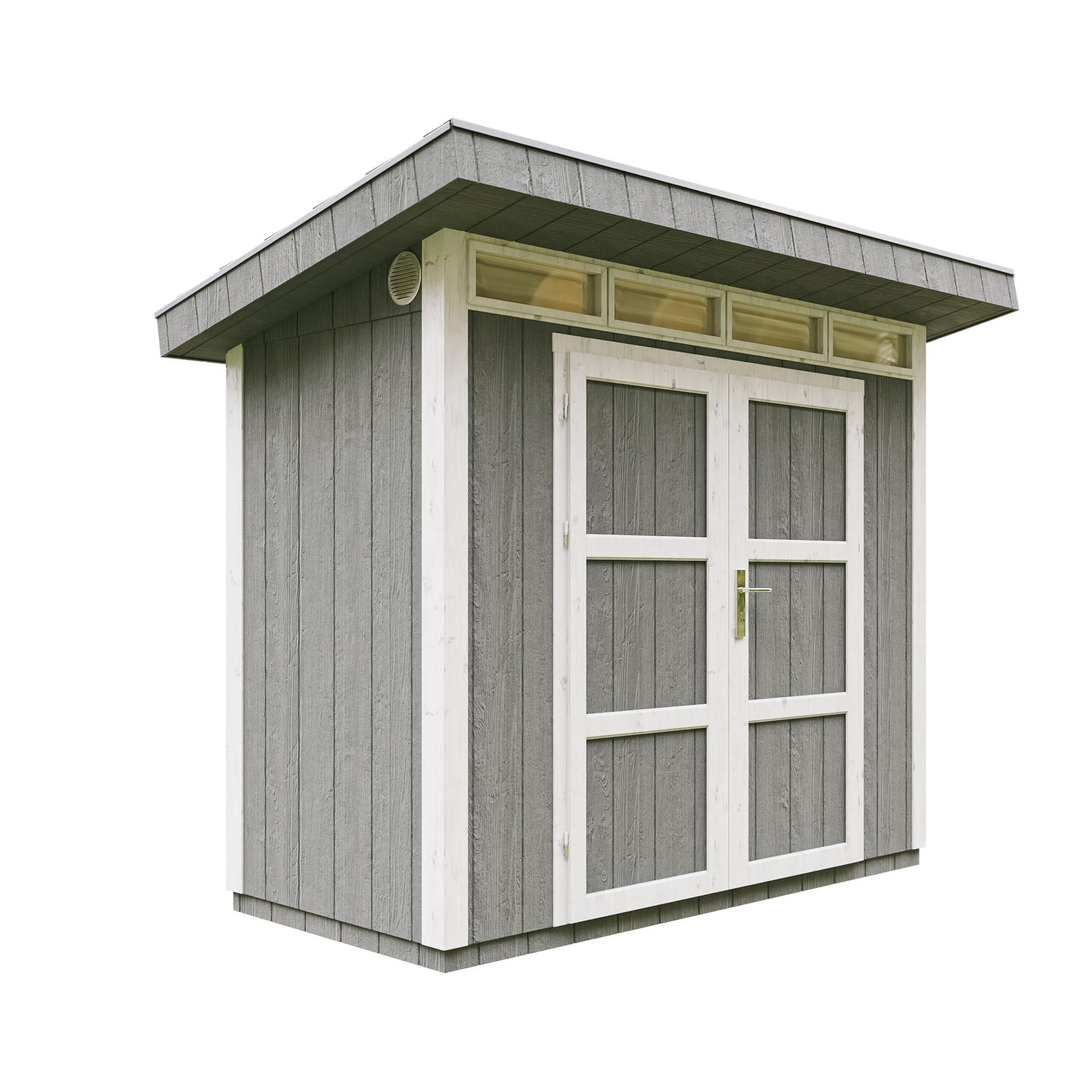 HOLZ-GARTENHAUS basis LP SmartSide 3m² mit B161xL293xH239 cm - M901A - CAVERN STEEL - Dunkelgrau, Holz (294/239/161cm) - Timbela