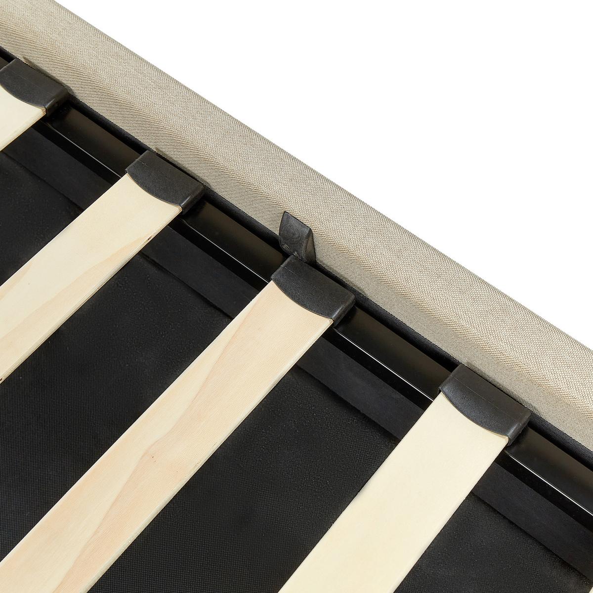 POLSTERBETT 140/200cm Beige Dreux - Beige, Textil (140/200cm) - Beliani