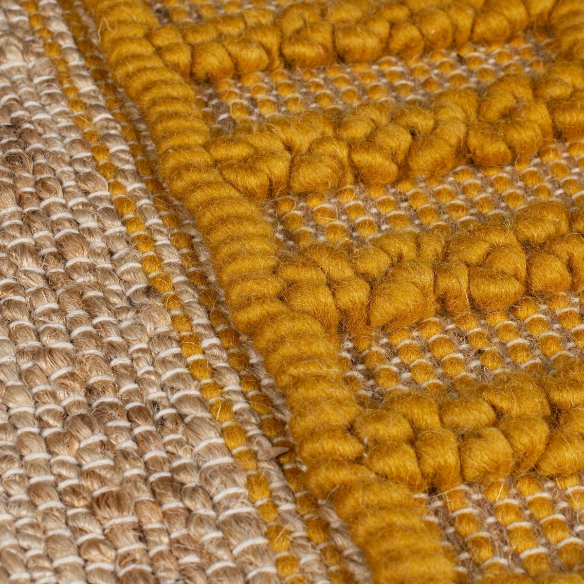 TEPPICH aus Jute handgewebt WHARFE in Bunt, geometrisch, 60 x 230 cm - Multicolor, Textil (230/60cm) - KADIMA DESIGN