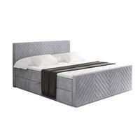 BOXBETT mit Matratze und Lattenrost - VEXA-Z - 120x200 - Grau Monolith - Grau, Holzwerkstoff (120/200cm) - ALTDECOR