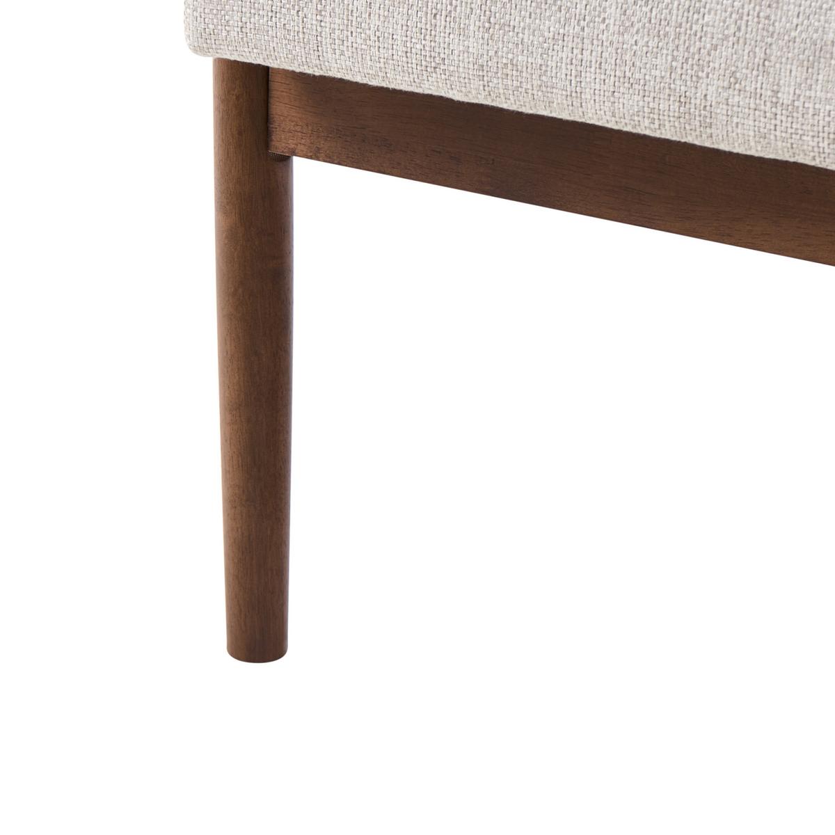 2-SITZER-SOFA Stoff Dunkelbraun/Grau Esrum - Dunkelbraun, Textil (111/79/72cm) - Beliani