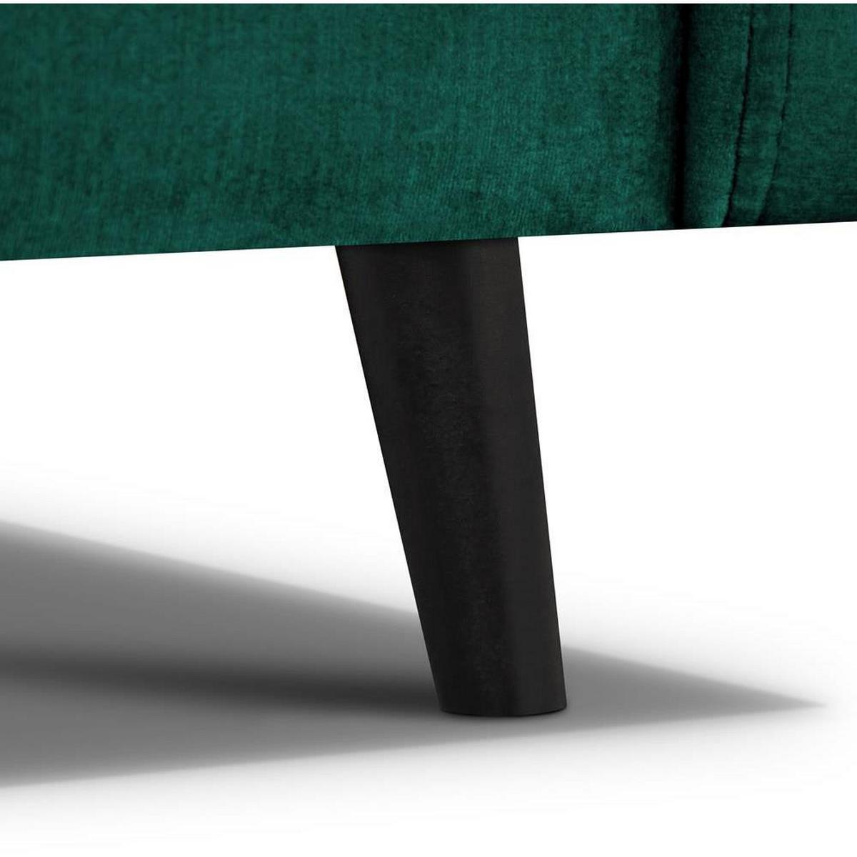 3-SITZER Schlafsofa Nancy Bis grün - Grau, Holz/Textil (220/89/93cm) - Beautysofa