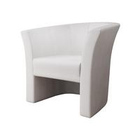 SESSEL Niko - Schwarz/Weiß, Holzwerkstoff/Kunststoff (71/76/65cm) - MIRJAN24