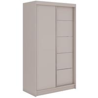 SCHWEBETÜRENSCHRANK mit Schubladen 120 - MACEDONIA - Kaschmir - Kaschmir/Alufarben, Holzwerkstoff/Metall (120/216/61cm) - MKS