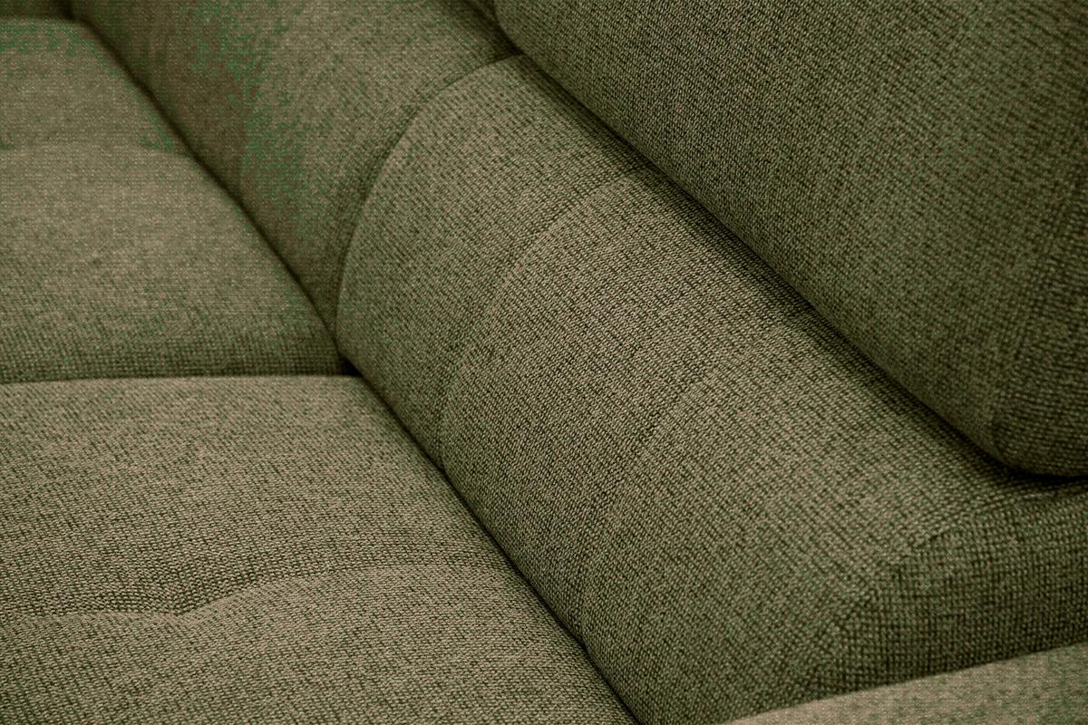ECKSOFA FIERO 5-Sitzer, olivgrün - Schwarz/Olivgrün, Holzwerkstoff/Textil (158/269cm) - Wozimo