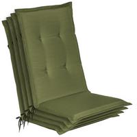 HOCHLEHNER Loft HL 120x50x6cm Olivgrün (4tlg) - Olivgrün, Textil (50/120cm) - Beautissu 