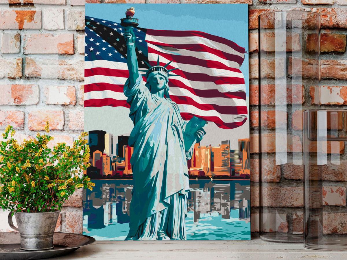 MALEN NACH ZAHLEN 40/50 cm - Multicolor, Textil (1.4/50cm) - KUNSTLOFT