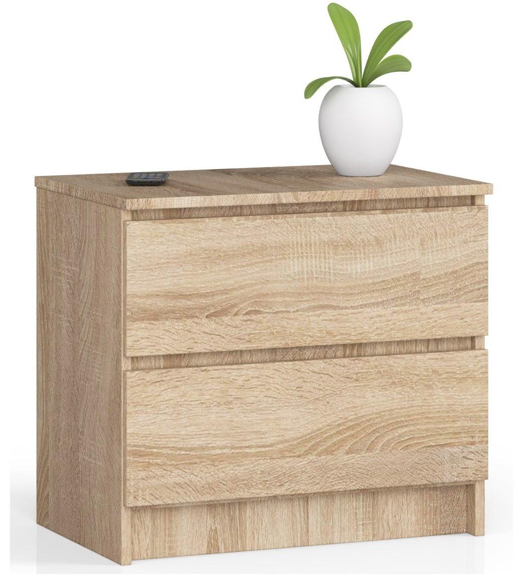 KOMMODE Eiche Sonoma 55/60/40 - Sonoma Eiche, Holzwerkstoff (60/55/40cm) - RAUMHIRSCH FURNITURE