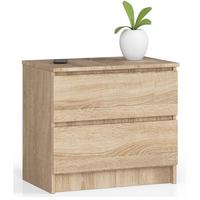KOMMODE Eiche Sonoma 55/60/40 - Sonoma Eiche, Holzwerkstoff (60/55/40cm) - RAUMHIRSCH FURNITURE