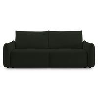 SCHLAFSOFA Theolla Grün - Schwarz/Grün, Textil/Metall (248/97/111cm) - Selsey