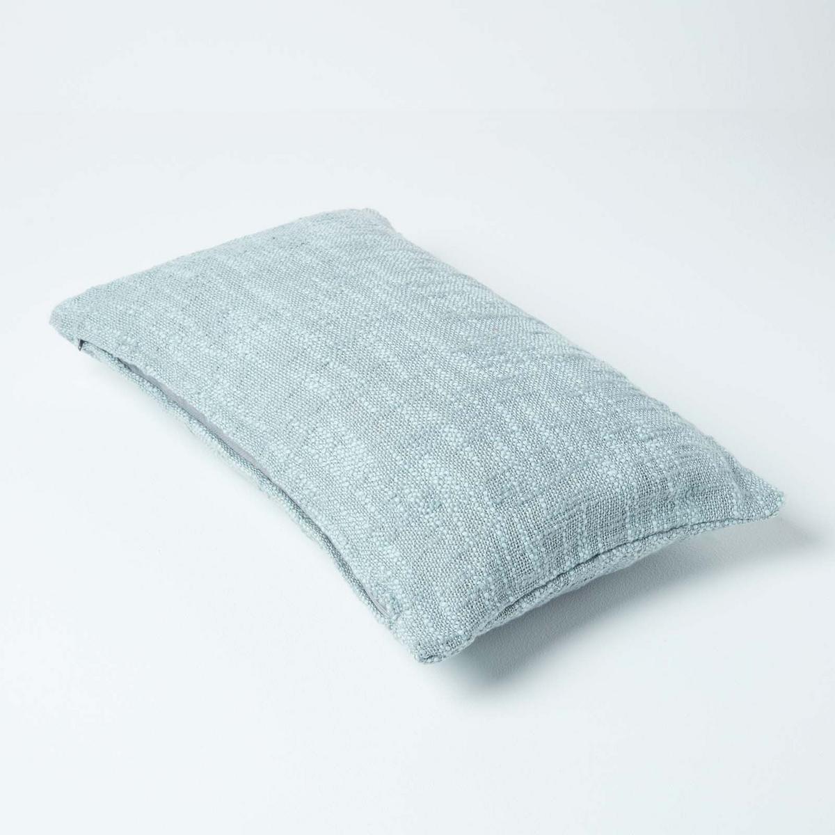 KISSENHÜLLE Nirvana Slub 30/50 cm, 100% Baumwolle - Grau, Textil (30/50cm) - Homescapes
