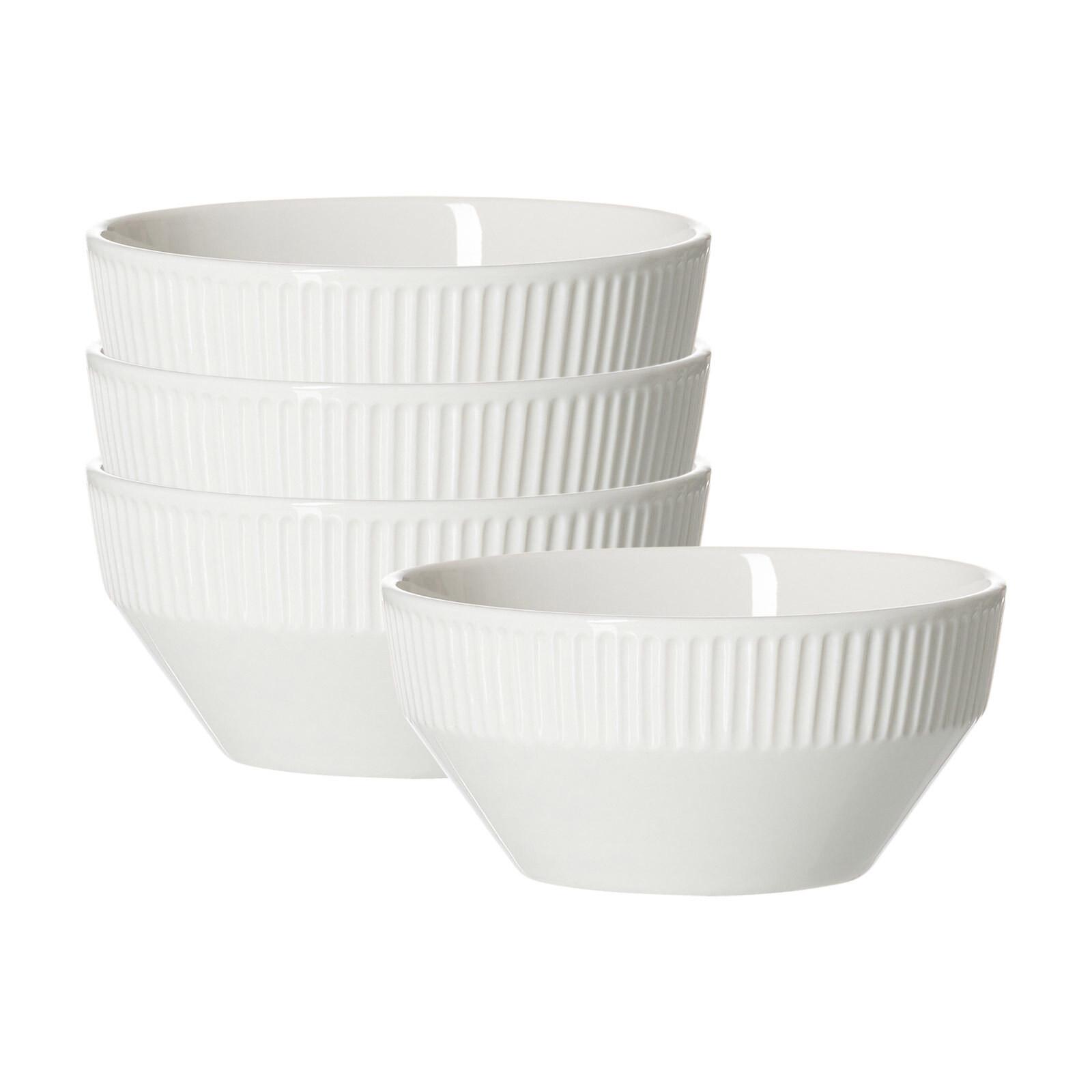 MÜSLISCHALEN Kelly weiß ø 15,5 cm 4er Set - Weiß, Keramik (15.5cm) - Ritzenhoff Breker