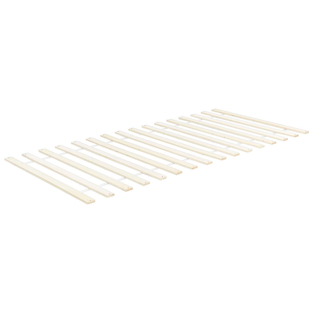 BETT mit Lattenrost 80/200 Kiefernholz Hellbraun Echallon - Hellbraun/Braun, Holz (80/200cm) - Beliani