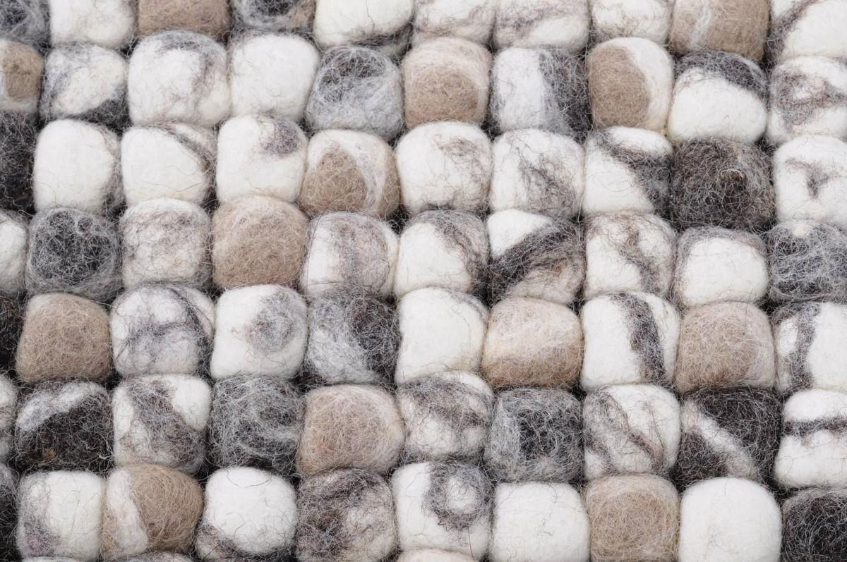 FILZTEPPICH Felty 90x160 cm - Naturfarben, Textil (90/160cm) - THEKO