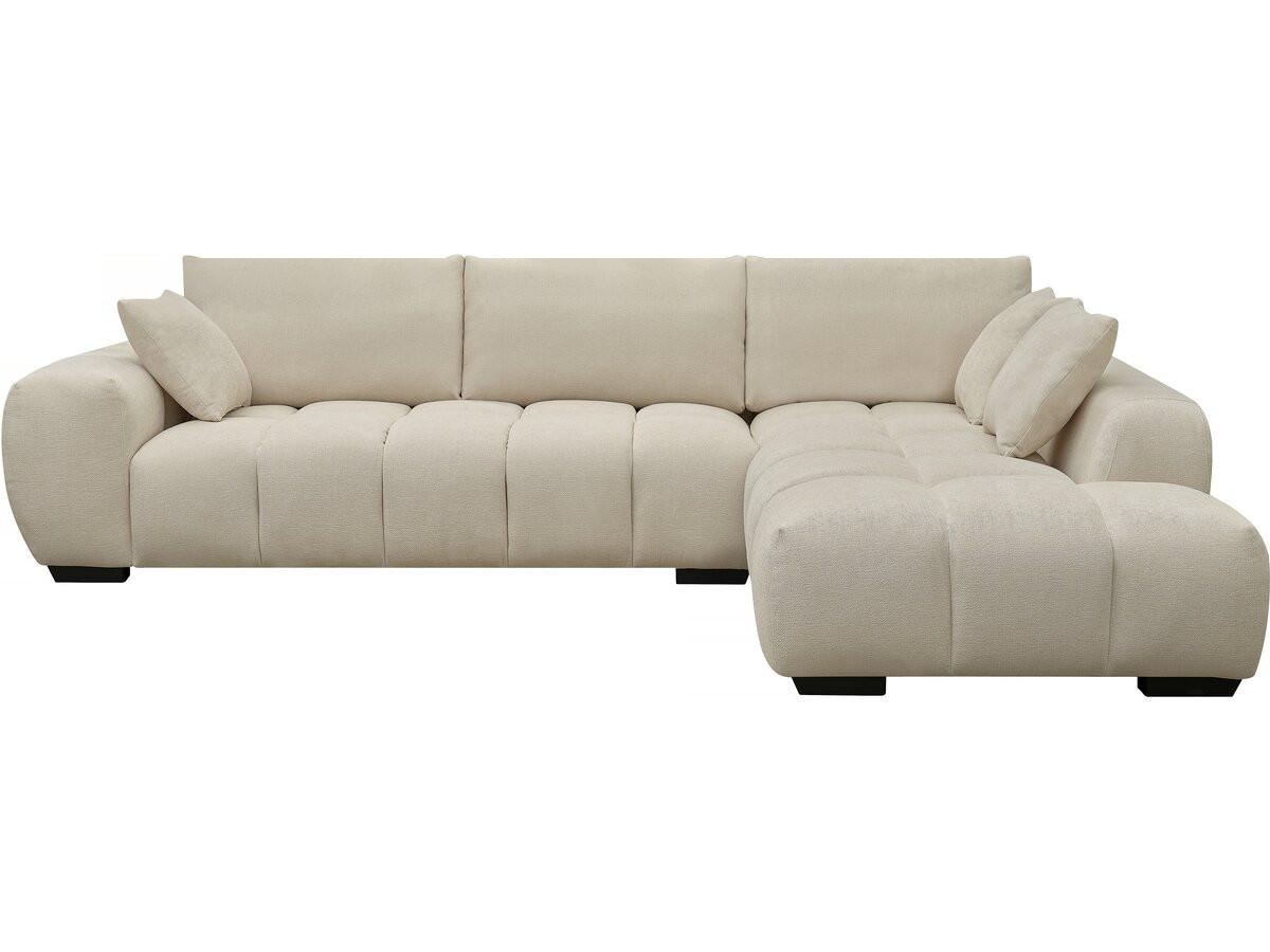 ECKSOFA - 3 places - beige beige - Beige, Textil (207/307cm) - Habitat Garten