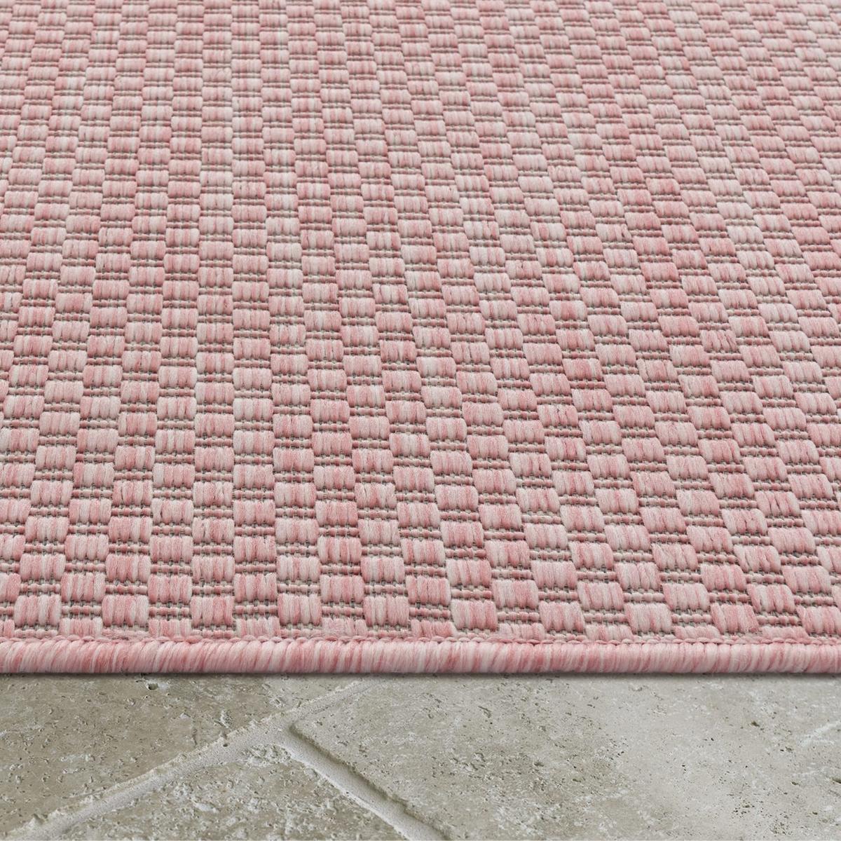 OUTDOORTEPPICH Rosa 60 x 100 cm - Rosa, Kunststoff (60/100cm) - TT Home