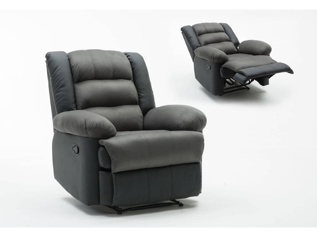 SESSEL buckingham Schwarz - Grau, Textil (93/100/85cm) - Habitat Garten