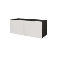LOWBOARD ELIO-W 100x40x40 cm - Schwarz / Weiß - Schwarz, Holzwerkstoff (100/40/40cm) - ALTDECOR