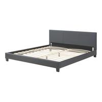 POLSTERBETT Albacete - Dunkelgrau, Textil (180/200cm) - Corium