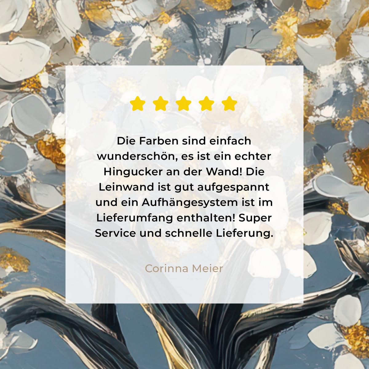 LEINWANDBILD Baum - Winter - Baum des Lebens - Modern - Gold Deko Wohnzimmer 20x30 cm - Goldfarben, Textil (20/30cm) - MuchoWow