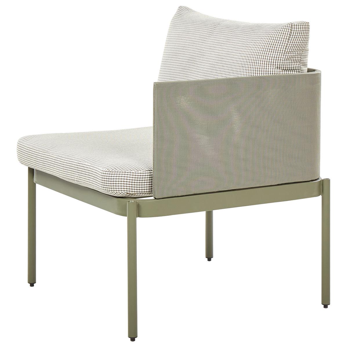 LOUNGE SET 2-Sitzer modular Grün Terracina - Grün, Metall - Beliani