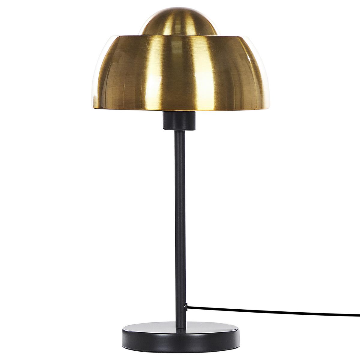 TISCHLAMPE Senette 24/24/44 cm - Schwarz, Metall (24/24/44cm) - Beliani
