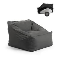 OUTDOOR SITZSACK Der Sunnyboy - Schwarz, Textil (80/60/83cm) - Mokebo