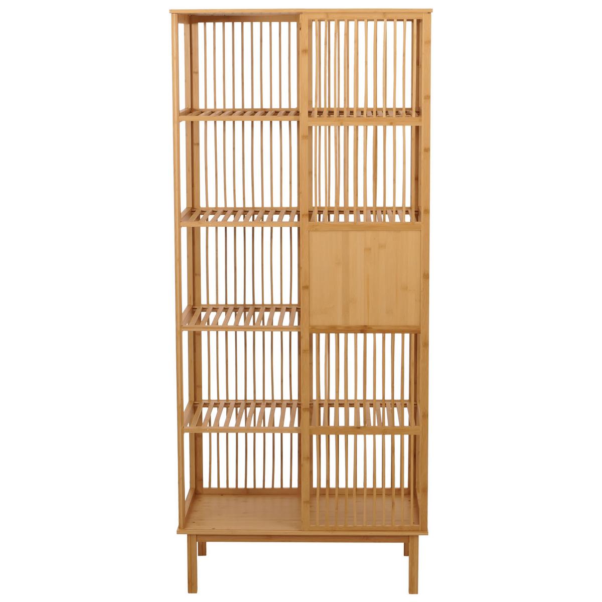 STANDREGAL Braun - Braun, Holz (80/186/45cm) - MCW