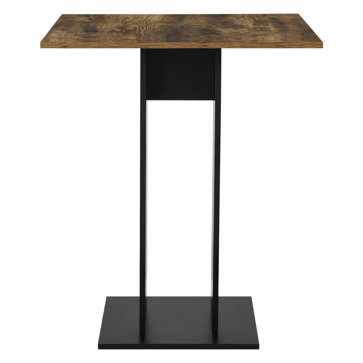 KÜCHENTISCH Lindesnes - Walnussfarben/Schwarz, Holzwerkstoff (65/65/78cm) - [en.casa]