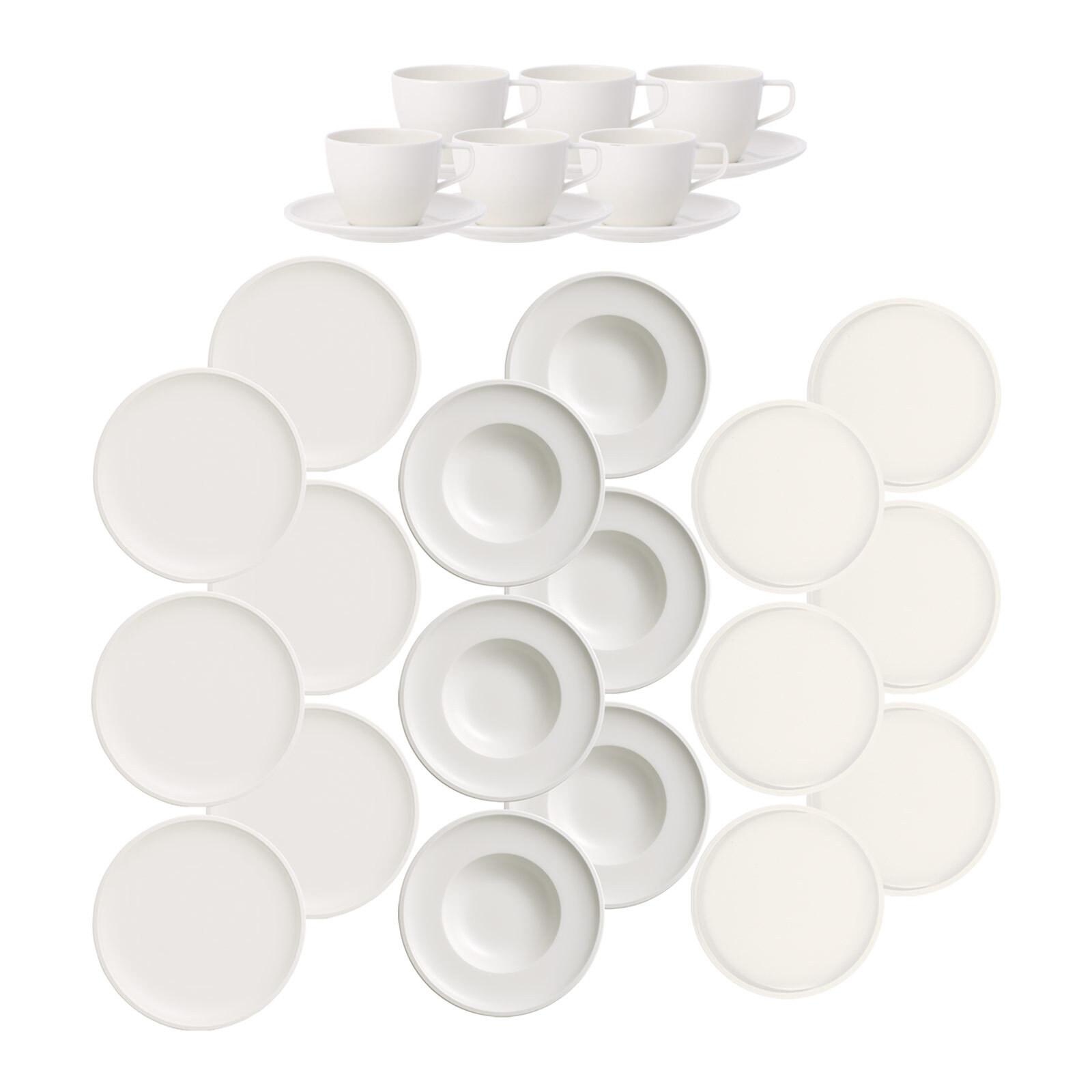 GESCHIRR-SET Artesano Original weiß 30-tlg. - Weiß, Keramik (2/2/2cm) - Villeroy & Boch